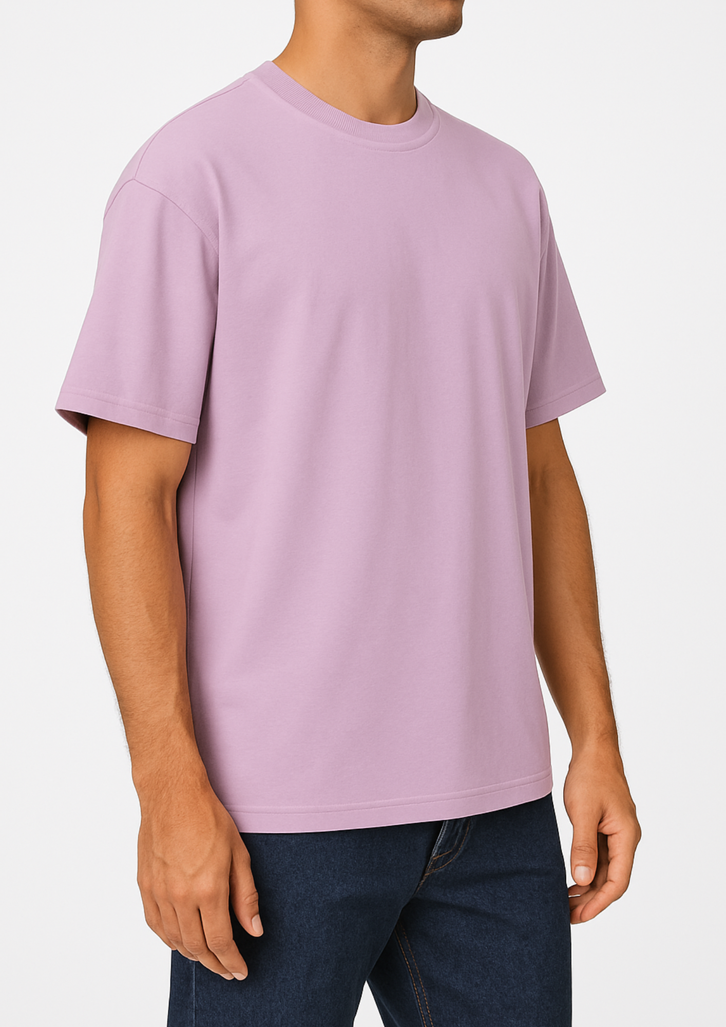 Pre-Shrunk Premium French Terry Cotton T-Shirt