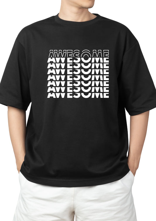 Oversized Black Essential | Heavy French Terry 240 GSM