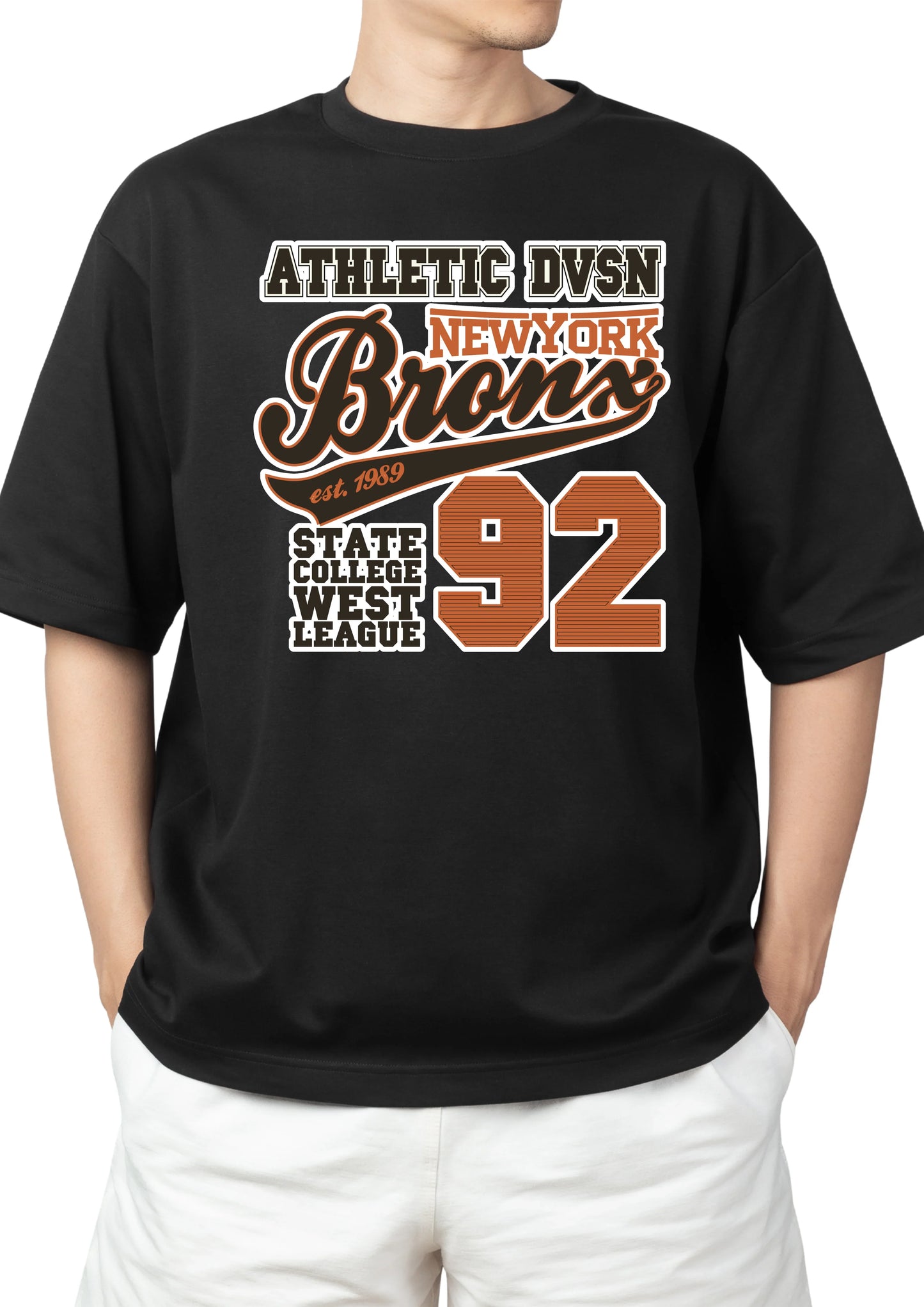 The Black Icon Tee | Printed Oversize