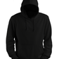 Experience Premium Streetwear: Black Heavy Hoodie with DTF Print and Ultra-Soft 370 GSM Cotton Fleece