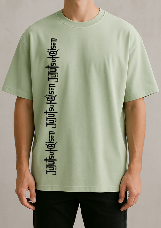 Heavyweight Oversized French Terry Cotton Printed Tee