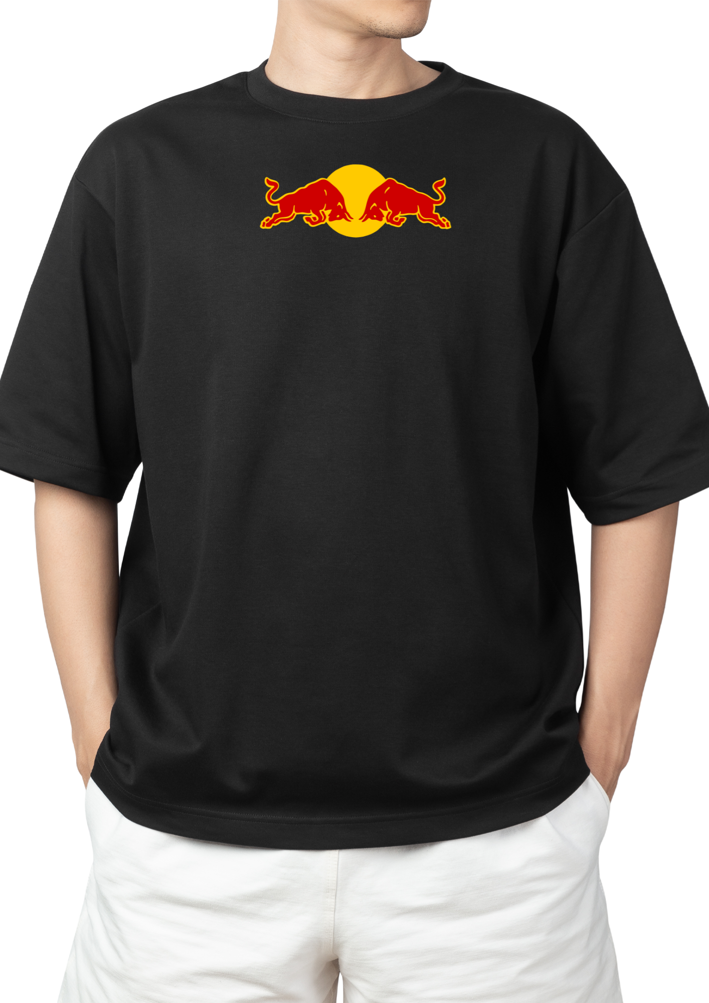 Red Bull Oversized T-Shirt | 240 GSM Heavy Cotton | Premium Streetwear