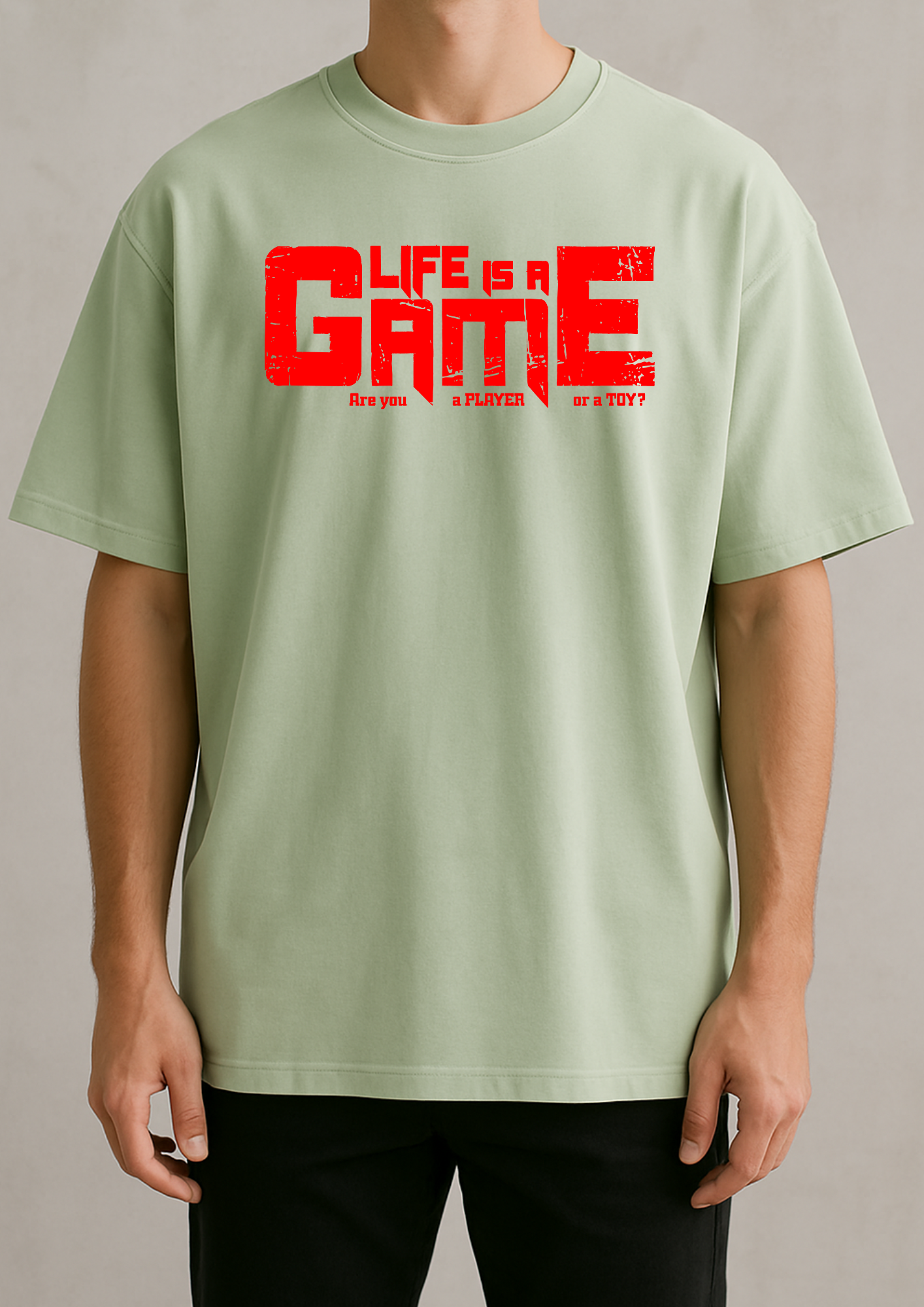 220 GSM Pale Green Cotton T-Shirt | Comfort Meets Premium Quality