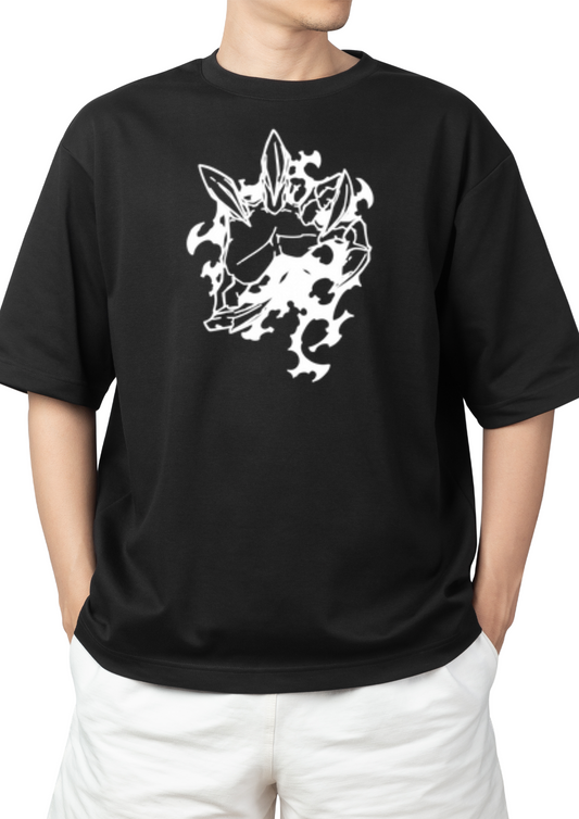 Bio-Wash Premium French Terry Cotton Oversized Tee