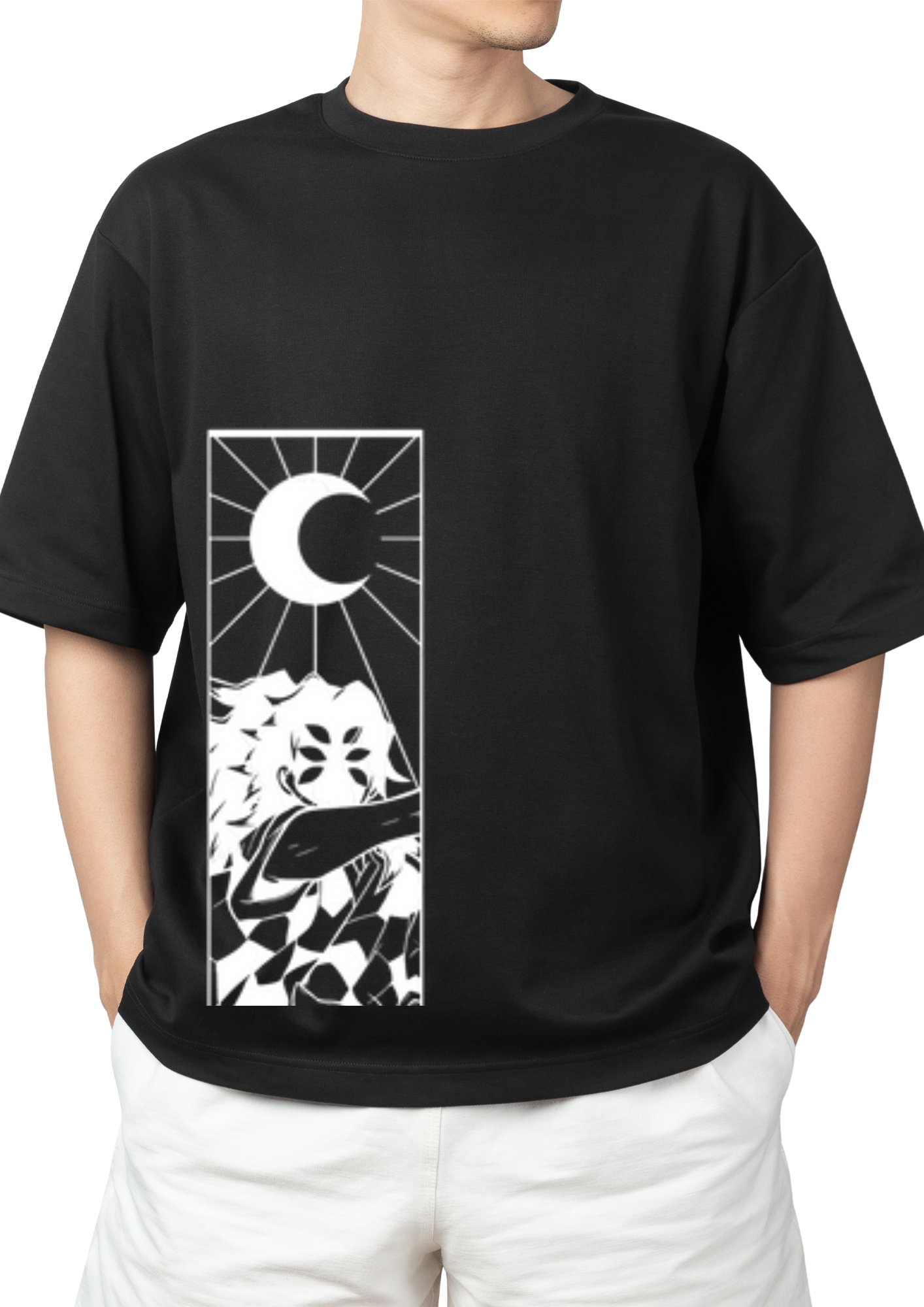 Oversized French Terry Cotton T-Shirt – Premium Quality