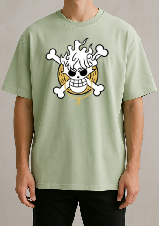 Premium Quality Heavy Cotton Oversized Tee – DTF Printed