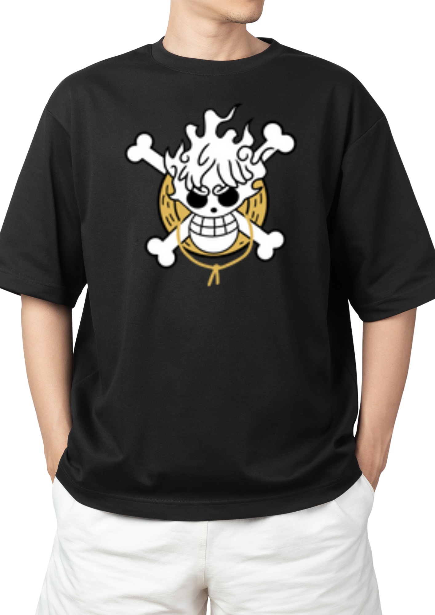 Oversized Heavy Cotton French Terry T-Shirt – Premium Look