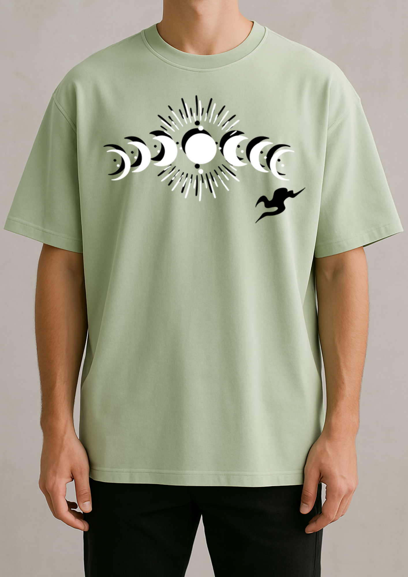 Premium Bio-Wash French Terry Cotton Oversized T-Shirt