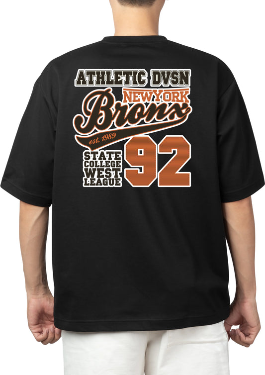 The Black Statement Tee | Heavy French Terry 240 GSM