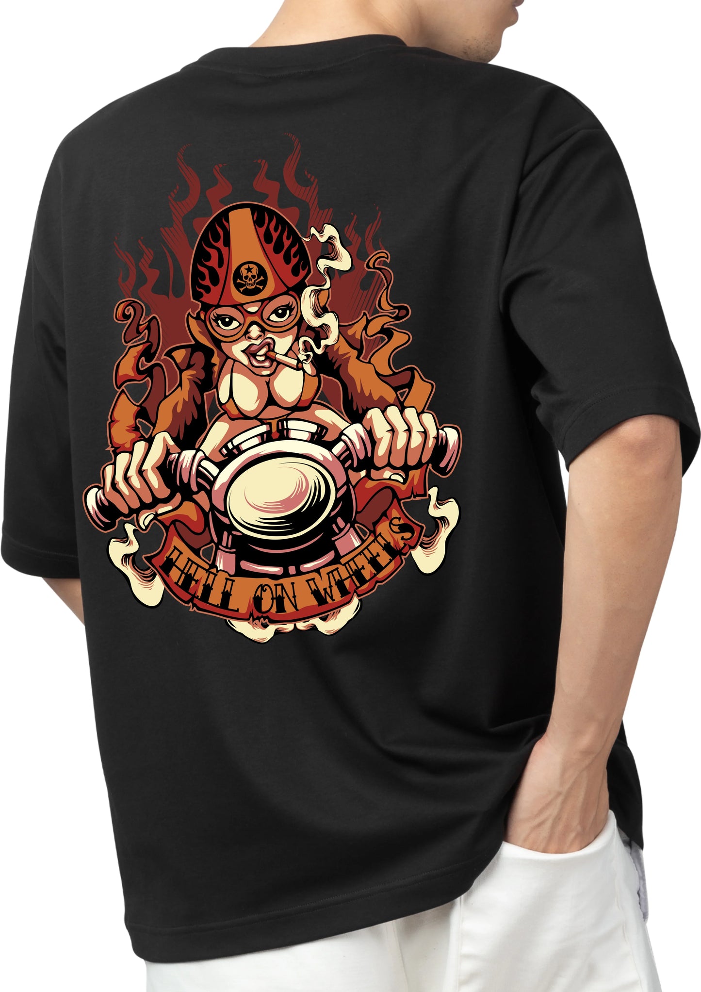 The Black Obsidian Tee | Heavy French Terry 240 GSM