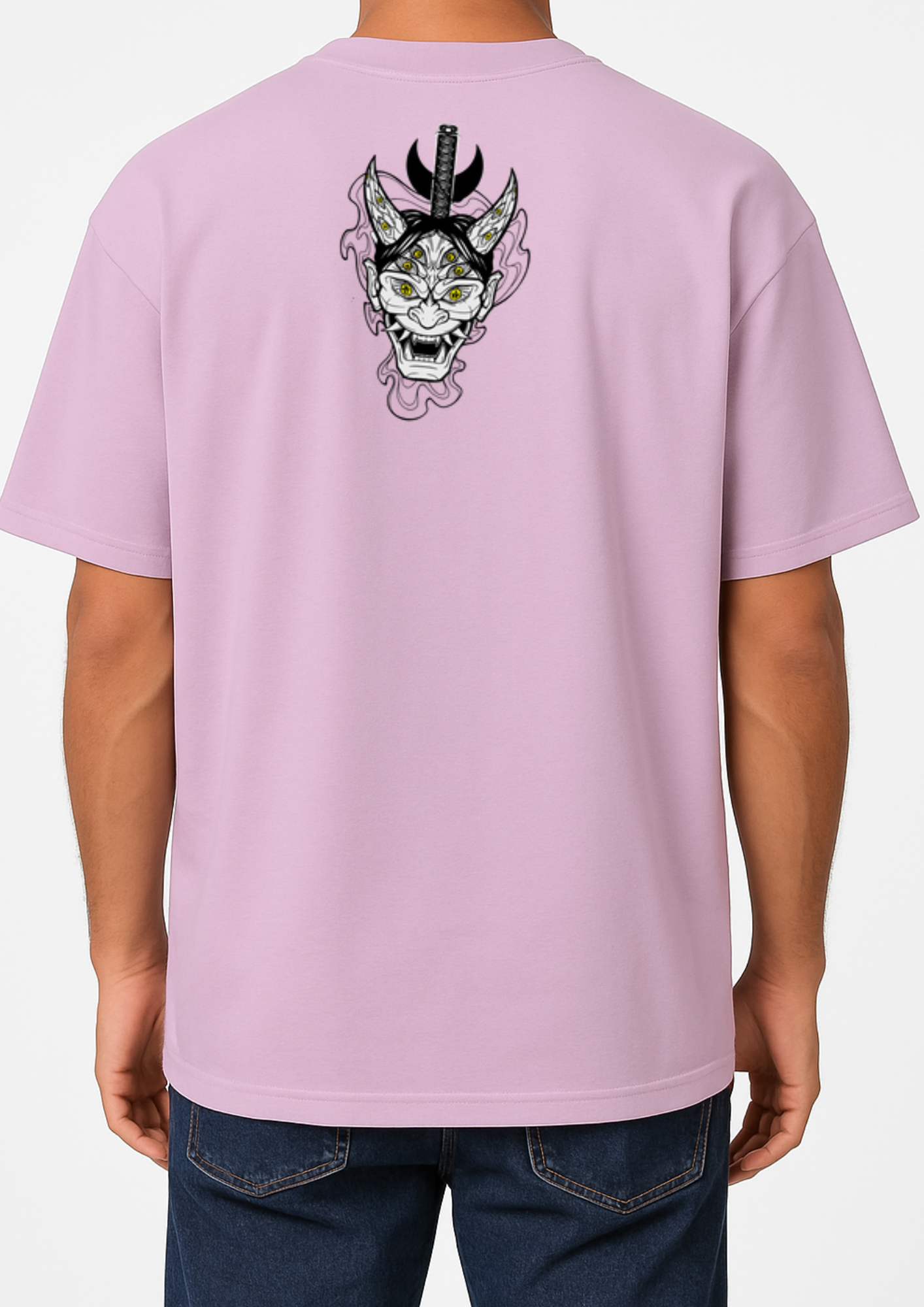 Oversized Heavy Cotton French Terry Tee – Premium DTF Printed