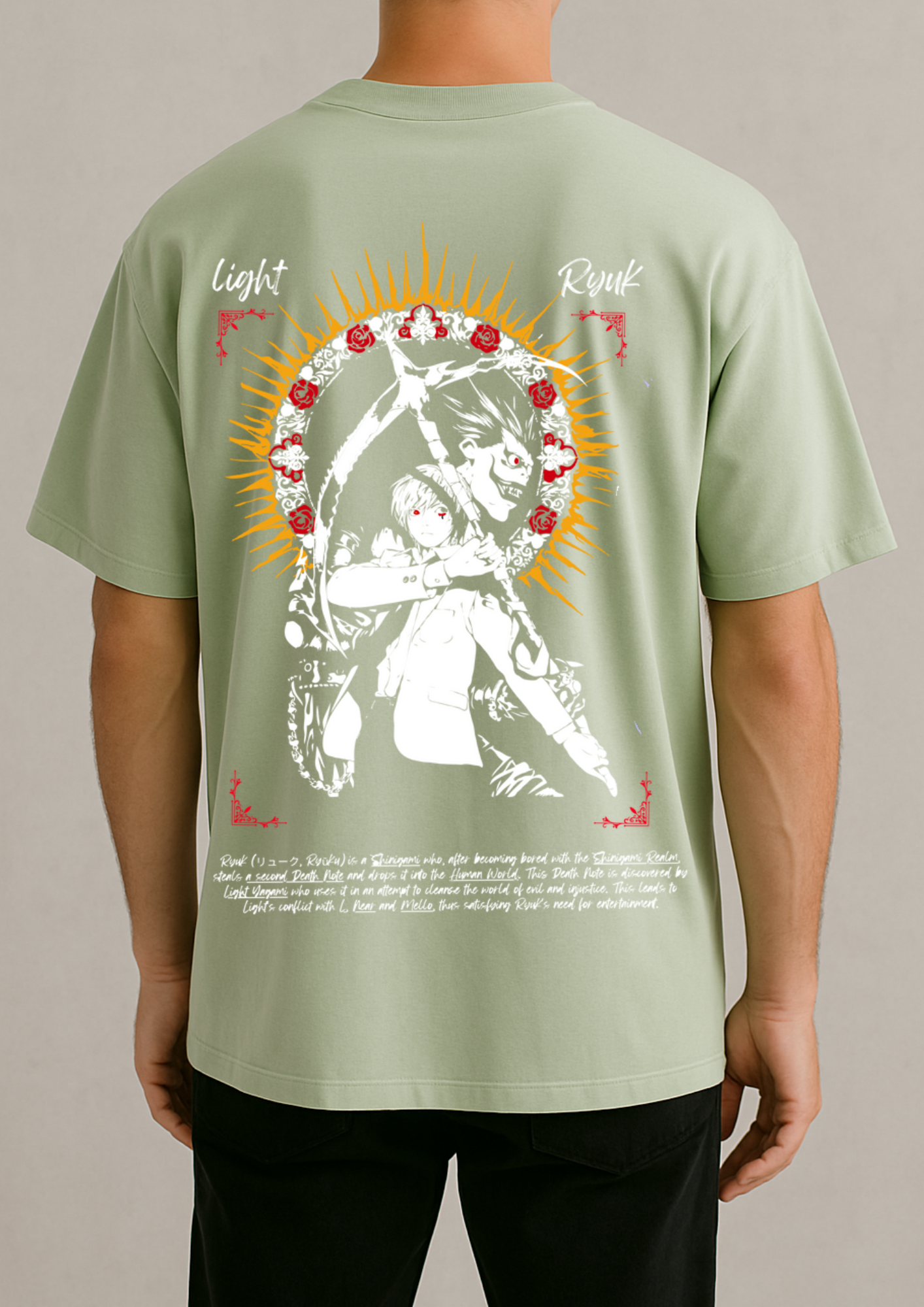 DTF Printed Premium French Terry Oversized T-Shirt