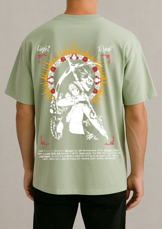 DTF Printed Premium French Terry Oversized T-Shirt