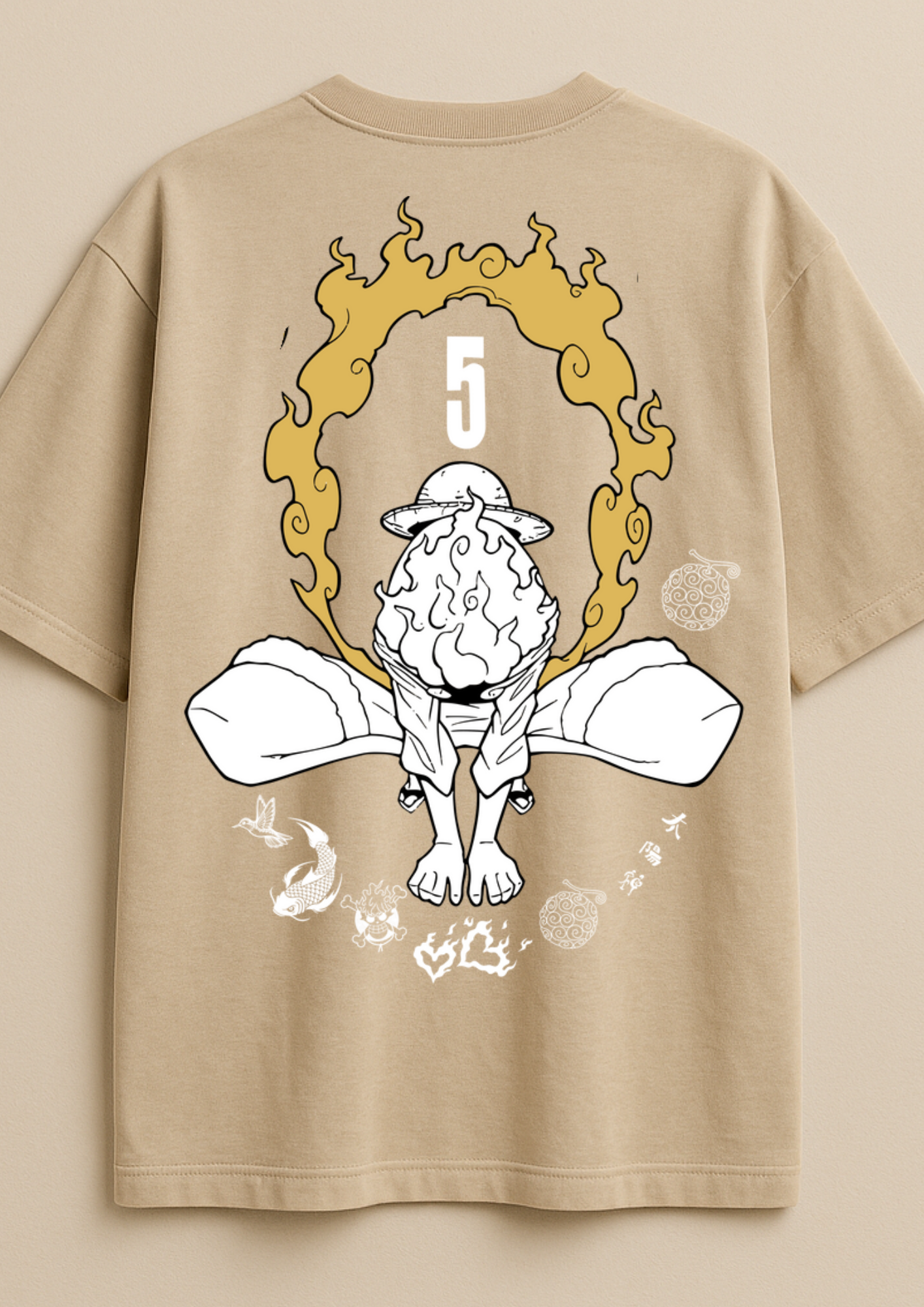 French Terry Cotton T-Shirt – Premium Quality Print