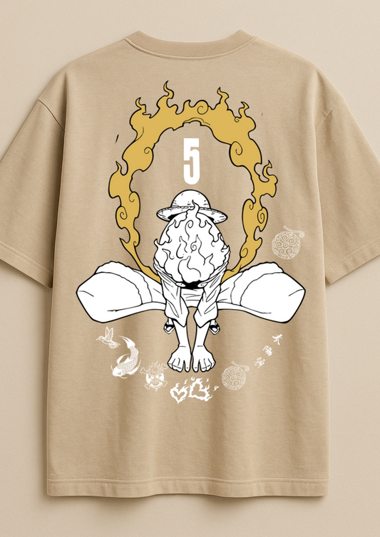 French Terry Cotton T-Shirt – Premium Quality Print