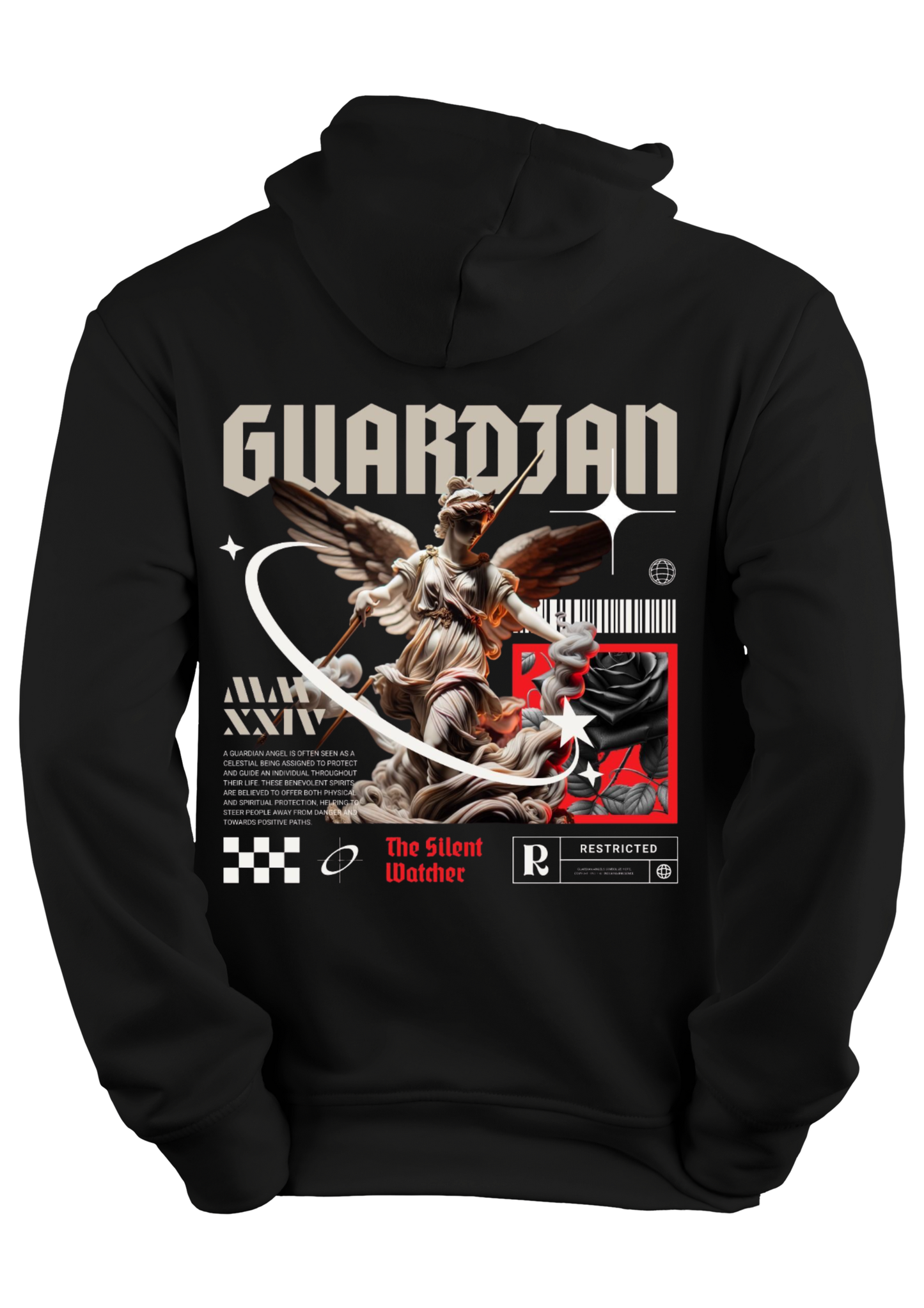 Step into the streets with confidence — our premium black hoodie redefines comfort and attitude with a flawless DTF print that never fades.