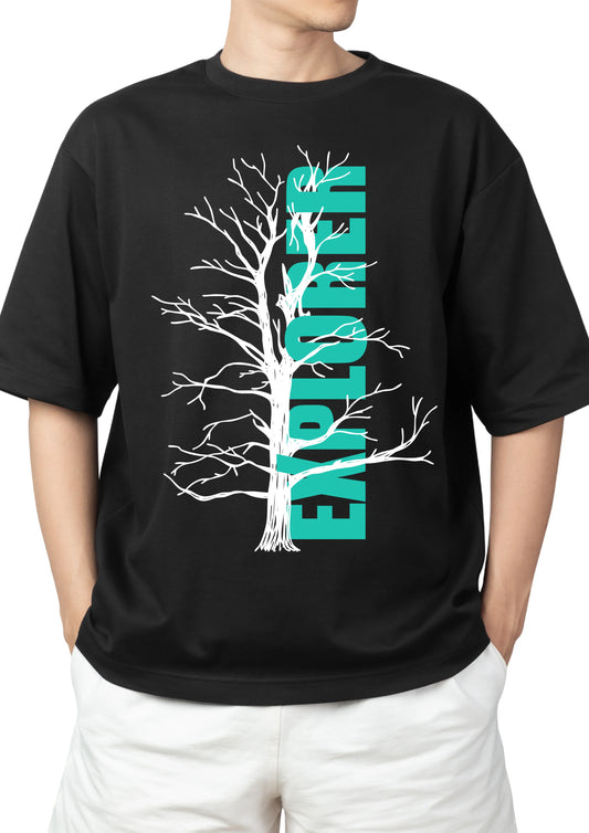 The Black Epoch Tee | Heavy French Terry 240 GSM