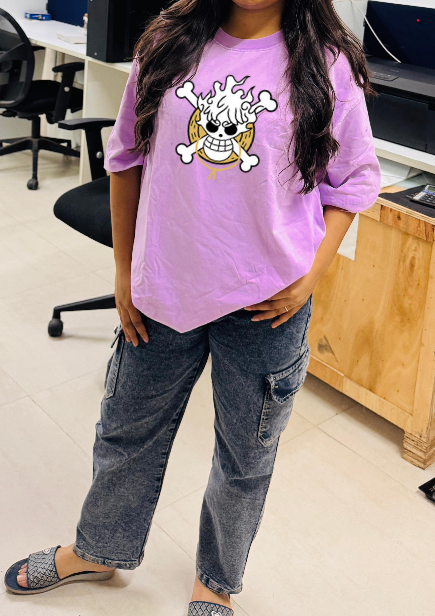 High Quality Oversized French Terry Cotton Tee