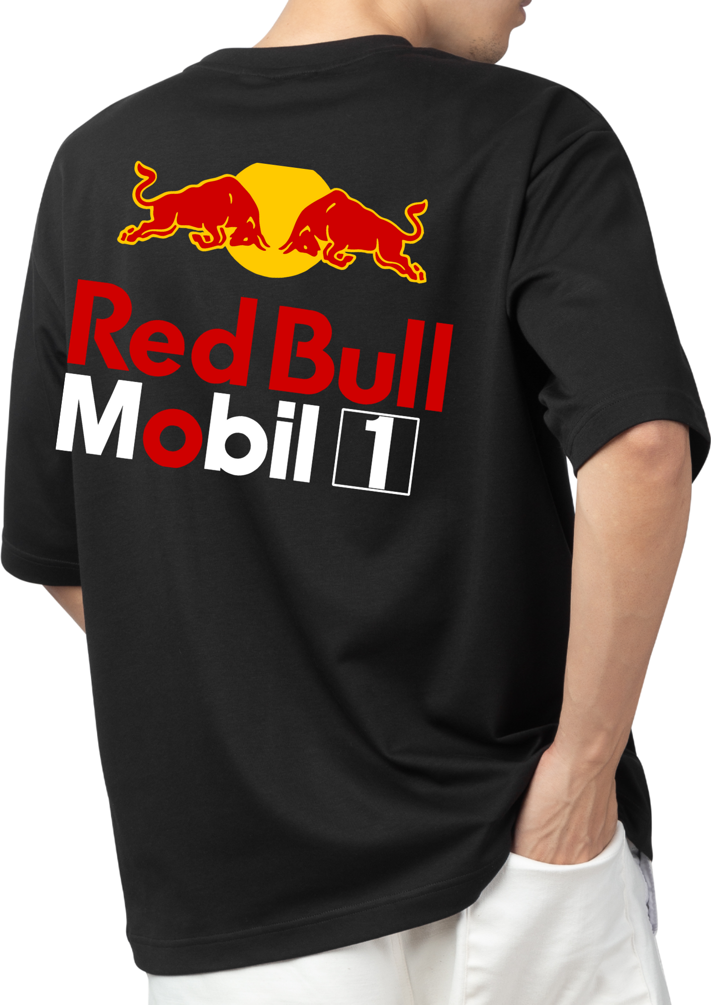 Red Bull Oversized T-Shirt | 240 GSM Heavy Cotton | Premium Streetwear