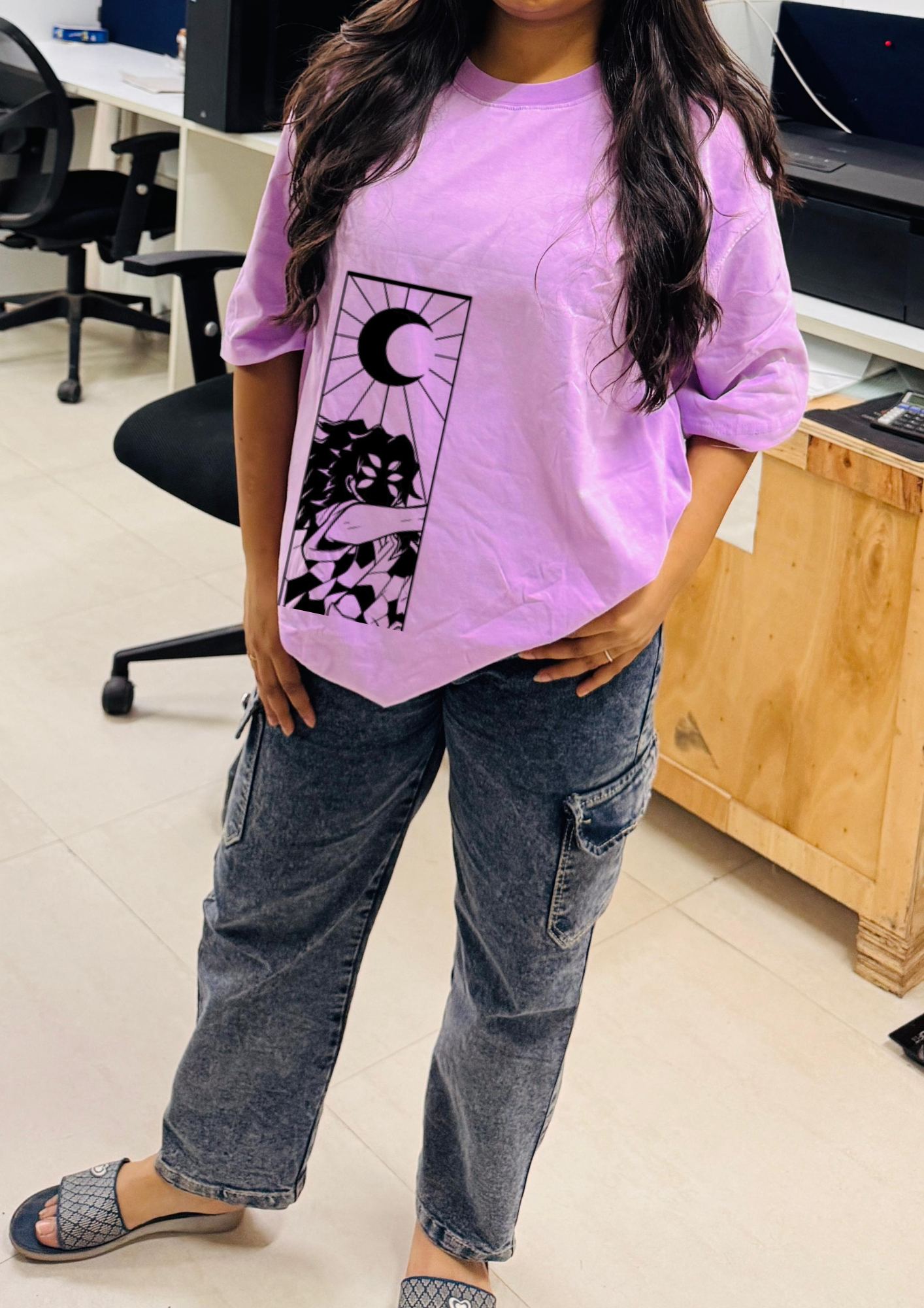 Heavy Cotton Oversized French Terry T-Shirt – Premium Fit