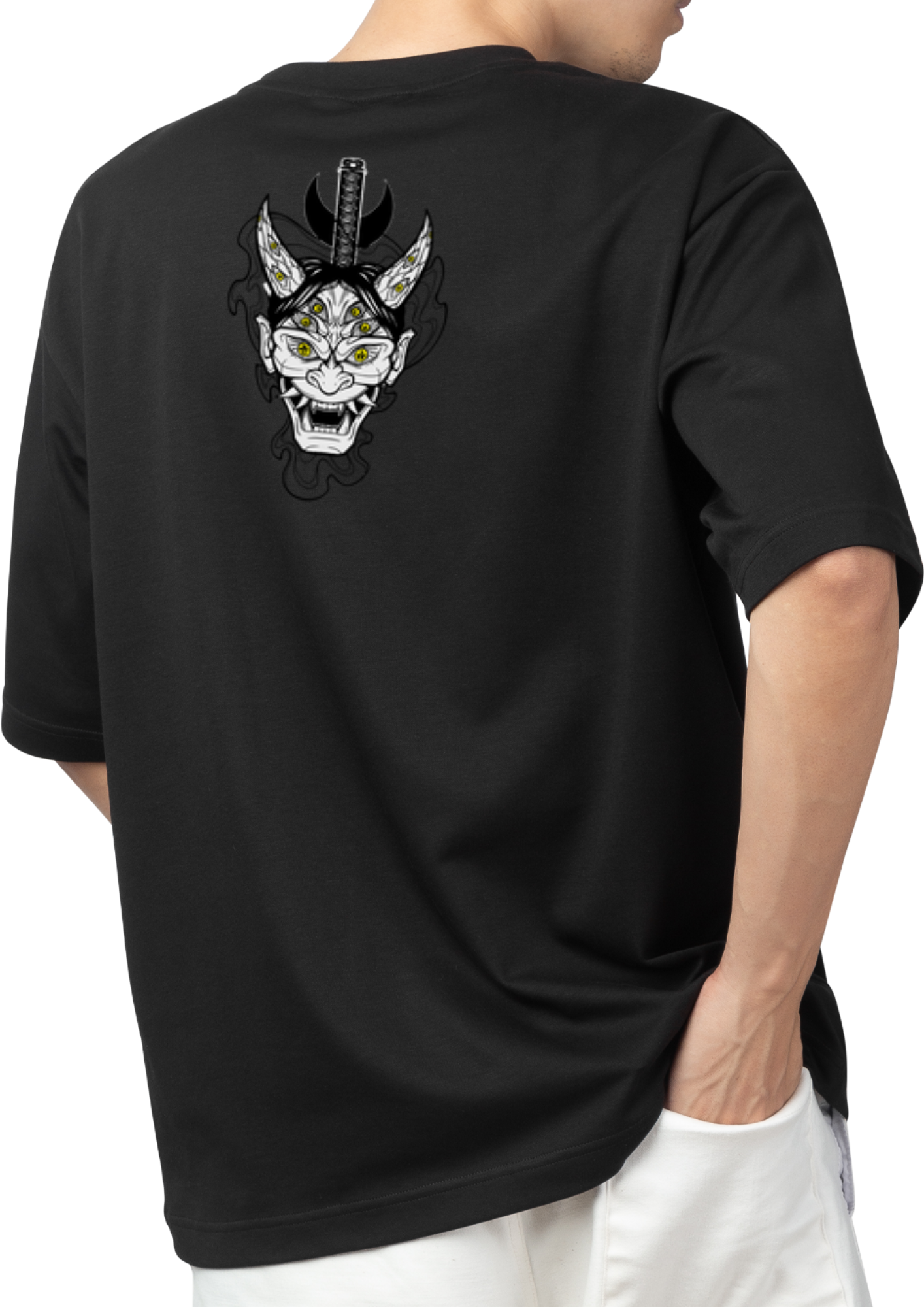 Premium French Terry Cotton Bio-Wash Oversized Streetwear Tee