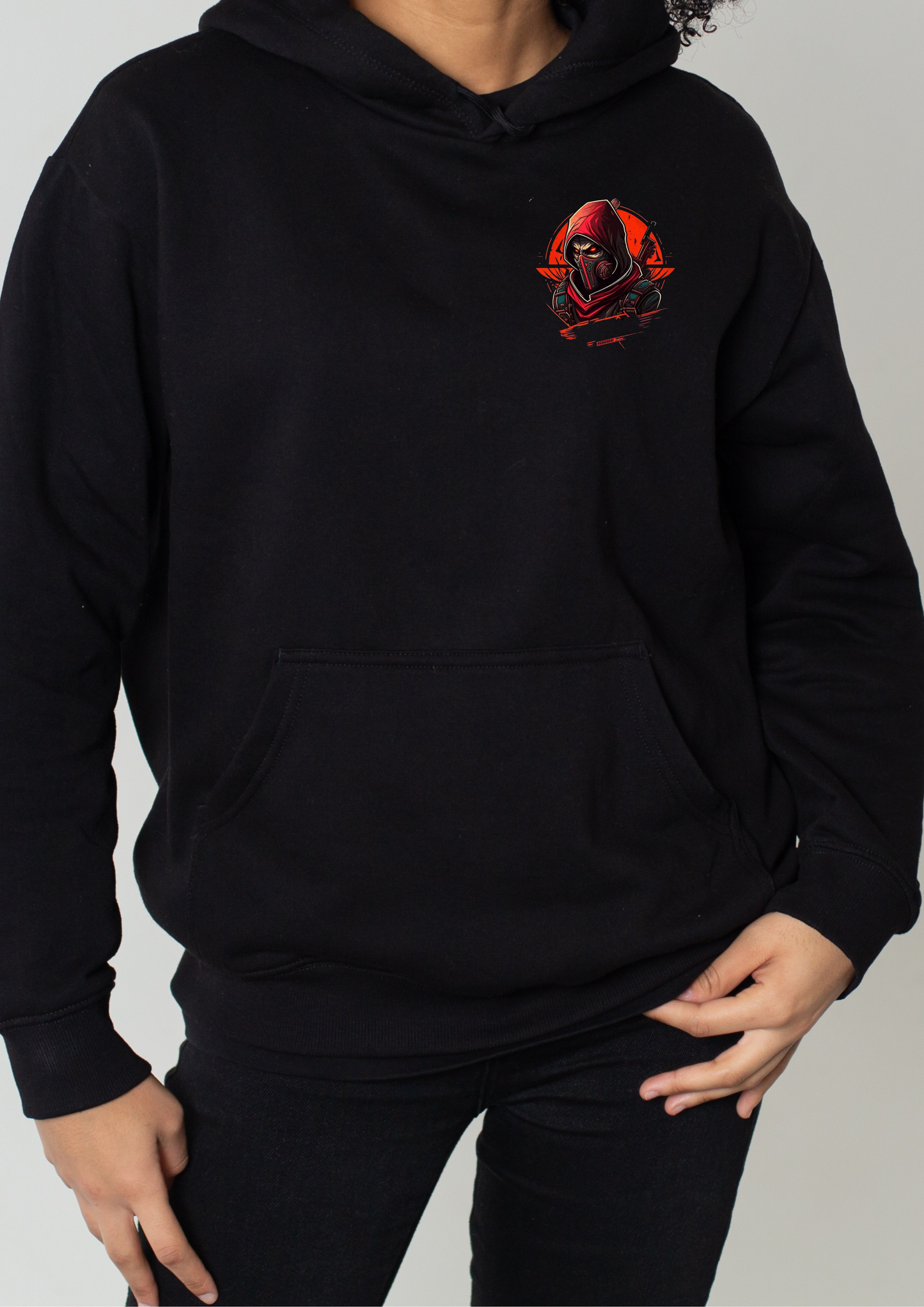 For those who never blend in — the DTF printed black hoodie that sets the standard for modern streetwear excellence.