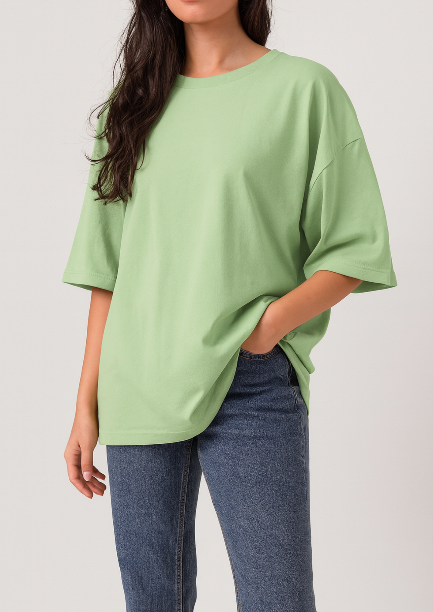 Heavyweight Oversized French Terry Cotton Printed Tee