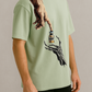 Premium 220 GSM Pale Green Cotton T-Shirt | High-Quality DTF Printing