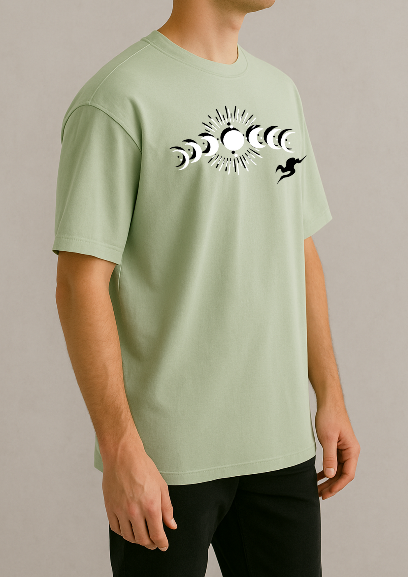 Premium Bio-Wash French Terry Cotton Oversized T-Shirt