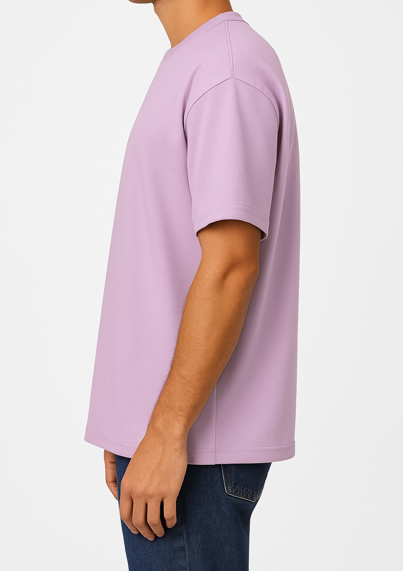 Premium Bio-Wash Cotton French Terry Oversized T-Shirt