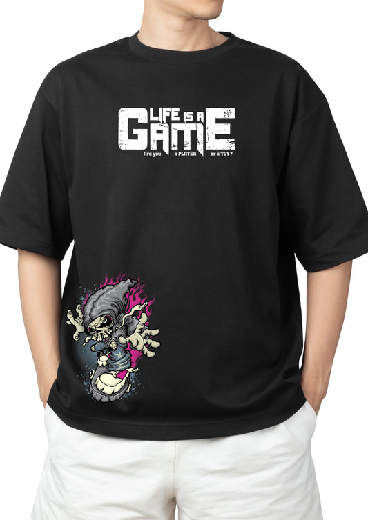 The Black Dominion Tee | Heavy French Terry 240 GSM