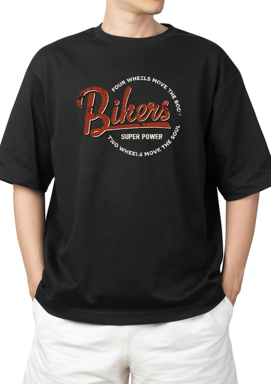 The Black Sovereign Tee | Heavy French Terry 240 GSM