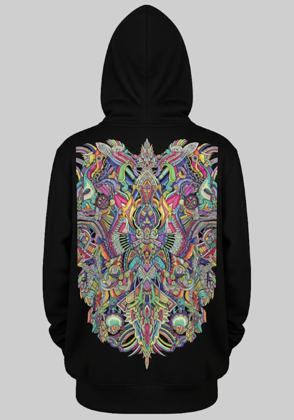 Zyro Thread  Basquiat Artwork Hoodie - Image 2