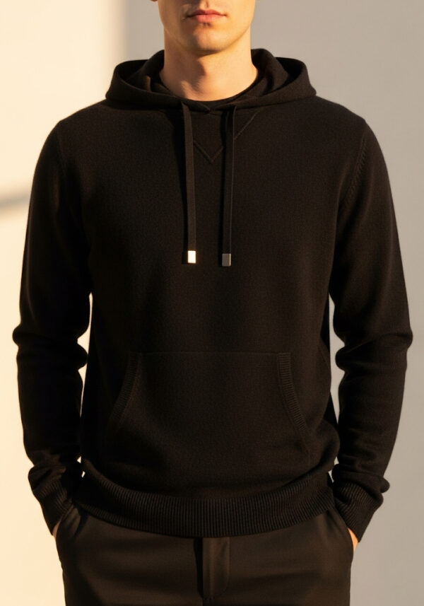 Zyro Thread Cashmere Blend Hoodie - Image 3