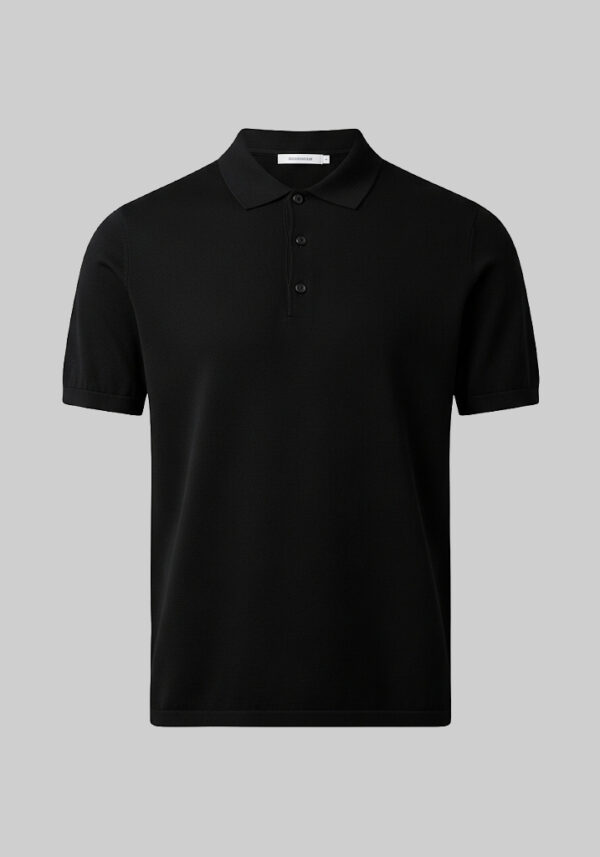 Zyro Thread Knit Polo Shirt
