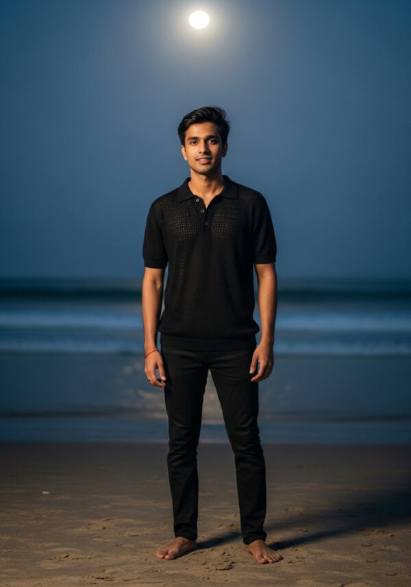 Zyro Thread Knit Polo Shirt - Image 3
